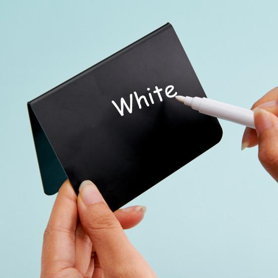 12 шт. маленькие доски для записей еда шведский стол многоразовые мини-доски с белой ручкой