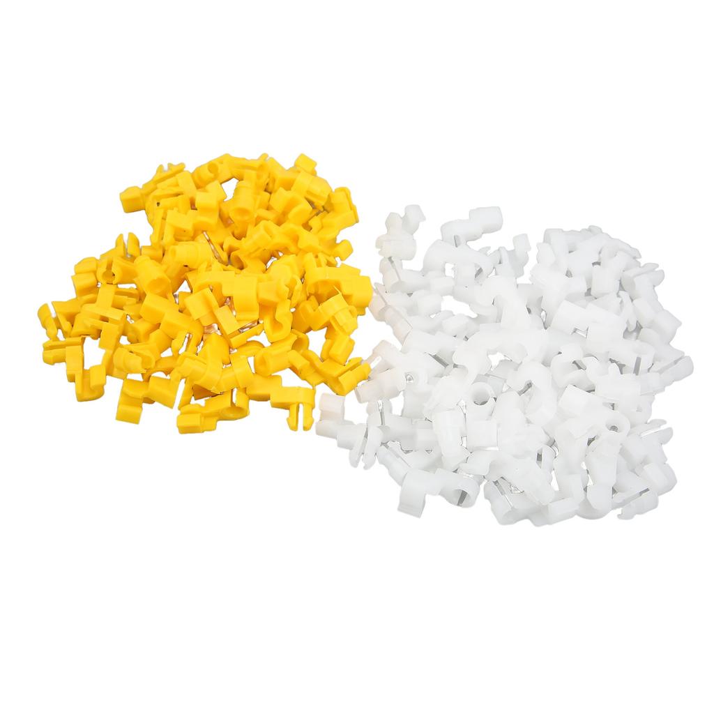 100pcs Door Lock Rod Clip 69293?12030 Left Right Yellow White Replacement for Camry Celica Corolla