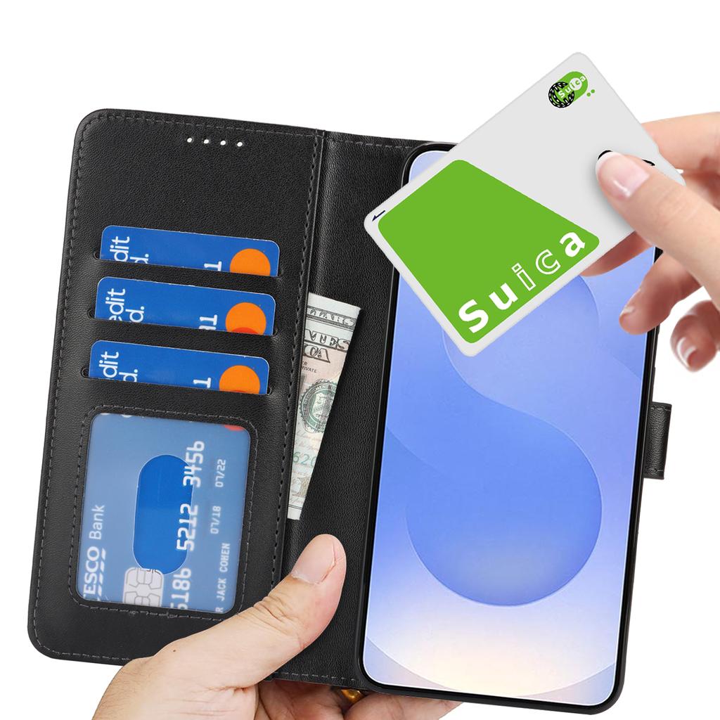 Для Samsung Galaxy S24 Чехол-подставка Противоударный Кожаный Чехол-кошелек для телефона