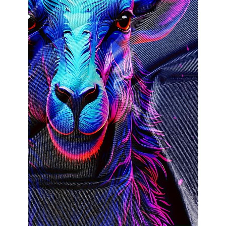 Летняя футболка с коротким рукавом больших размеров, мужская футболка с принтом крупного рогатого скота, мужская повседневная спортивная футболка, мужская футболка