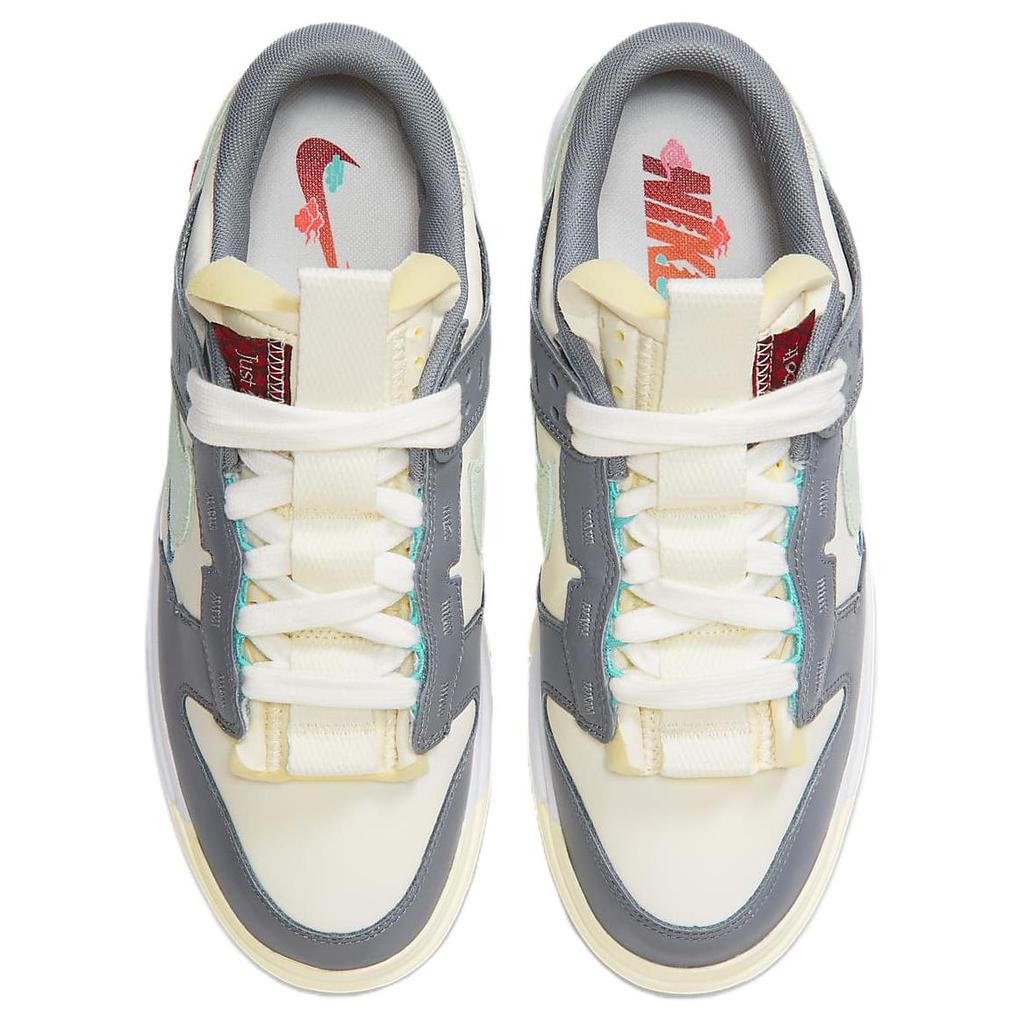 Nike Air Dunk Jumbo Year of the Dragon Men Sneakers Grey Sail Vapor-Green FZ5053-131