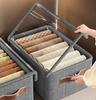 Clothes And Pants Storage Box Household Fabric Drawer Wardrobe Foldable Wardrobe Storage And Organizer With Steel Frame