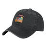 DTMF Кепка для фотосъемки Винтажная потертая джинсовая кепка-snapback Bad Bunny Унисекс Для тренировок Регулируемая посадка Кепки Кепка