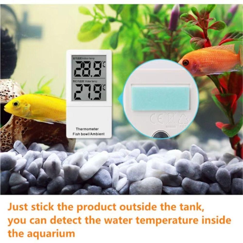 LCD Digital Display Water Temperature Meter Waterproof Digital Aquarium Thermometer Indoor