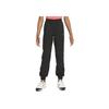 Casual Joggers Solid Color Logo Drawstring Training Kids Bottoms Black FD2857-010