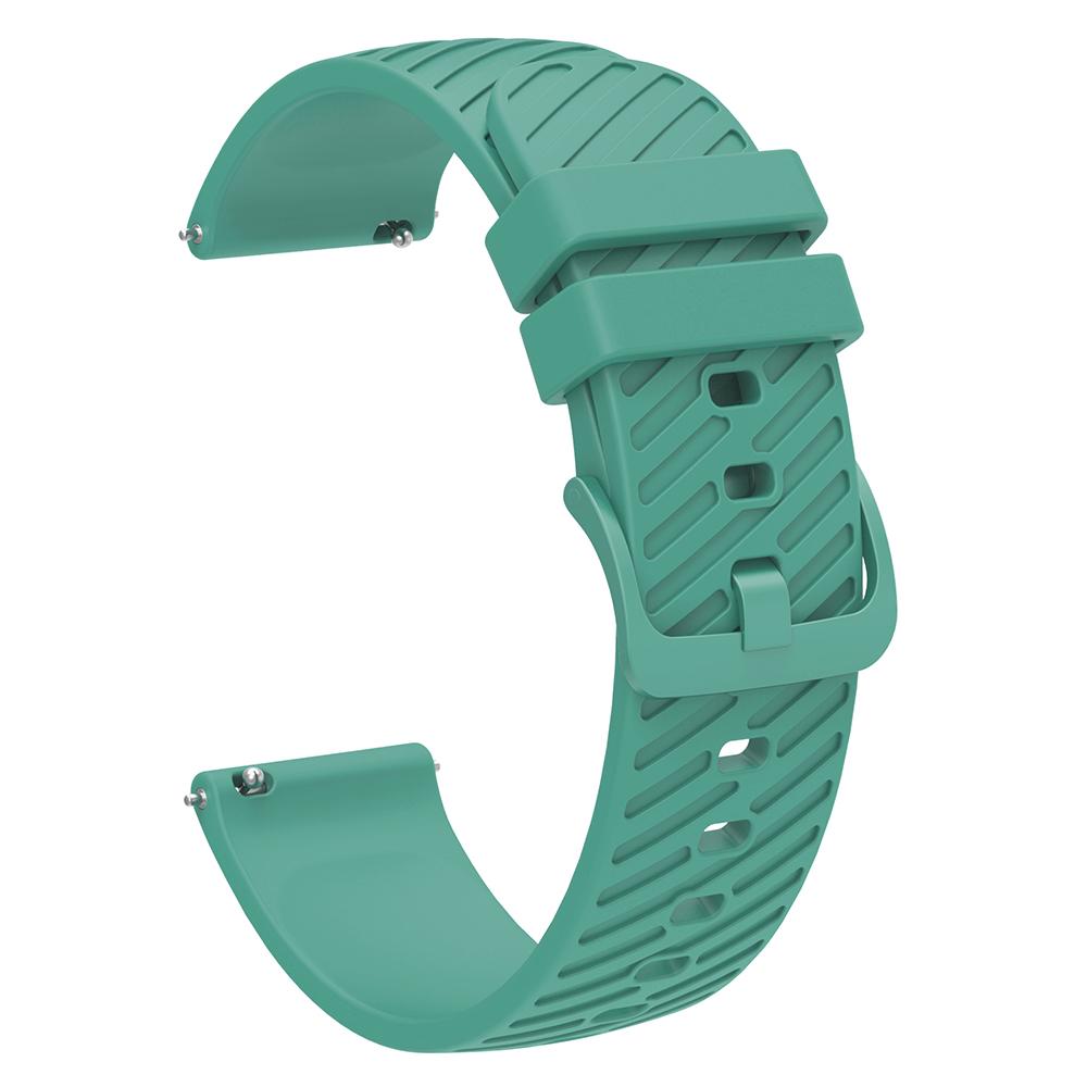 For Samsung Galaxy Watch3 45mm/Gear S3 Classic/S3 Frontier Silicone Strap Textured 22mm Watch Band