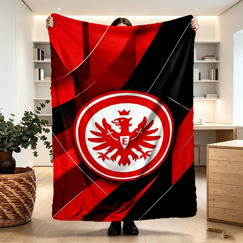 Eintracht Frankfurt Print Blanket - Soft & Comfortable, for Bedroom, Travel, Sofa, Home Decoration - Birthday Christmas Gift for Friend