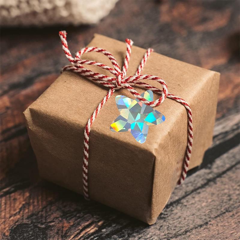 500Pcs Laser Star Stickers Labels Self-Adhesive Sticker Kid Rewards Stickers For Party Activity Gift Business Stationery Sticker