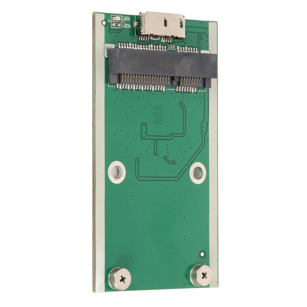 Конвертер USB 3.0 в MSATA SSD Поддержка UASP до 6 Гбит/с Поддержка горячей замены Адаптер MSATA со светодиодом