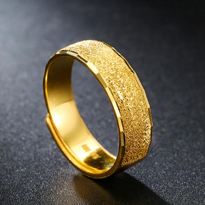 Flash Sand Sand - Тип открытия Мужское властное модное мужское кольцо