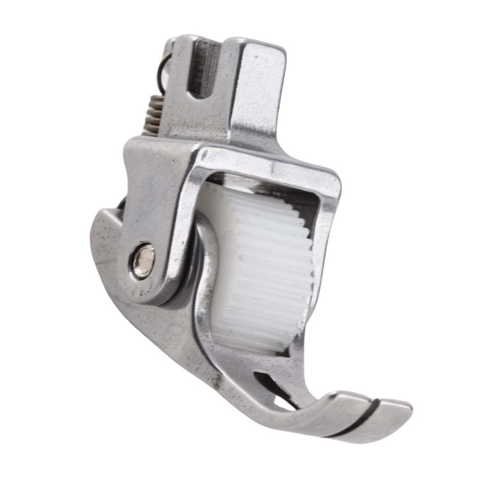 Adjustable Sewing Machine Foot Snap-On Roller Presser Foot  Leather Sewing
