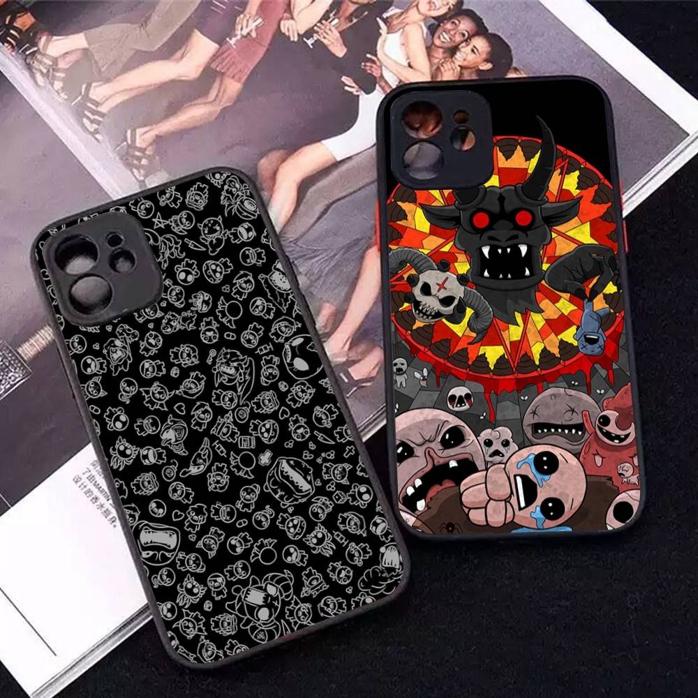 Game The B-Binding Of I-Isaac Phone Case For IPhone 16 15 14 13 12 11 Pro Max Plus X XS MAX Black Matte Phone Fundas