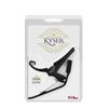 Kyser KG6B Guitar Capo for Acoustic Lightweight Black 6-String Guitar, Aluminum,