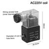 Электрическая катушка для пневматического соленоидного клапана DC24V 12V AC220V 110V Подходит для 4V210-08 3V110-06 4V220 4V230 Соленоидный клапан Co