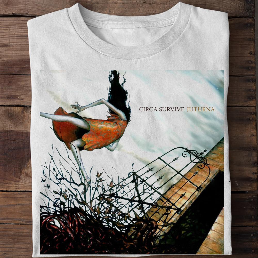 NEW Circa Survive Juturna Album White All Size PA032 FREE SHIPPING Unisex T-Shirt