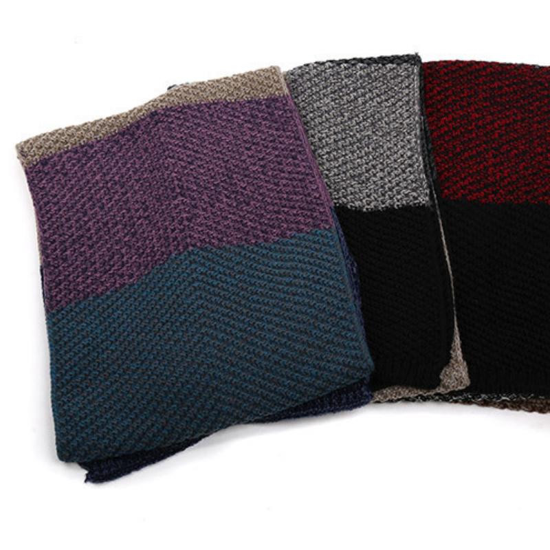 Autumn and Winter Color Wool Winter Big Scarf, Couple Shawl, Women's Warm Fashion