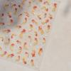 1pcs Ocean Marine Life Jellyfish Dolphin Shell Starfish Frangipani Ocean 5D Nail Art Stickers Embossed Nail Decals
