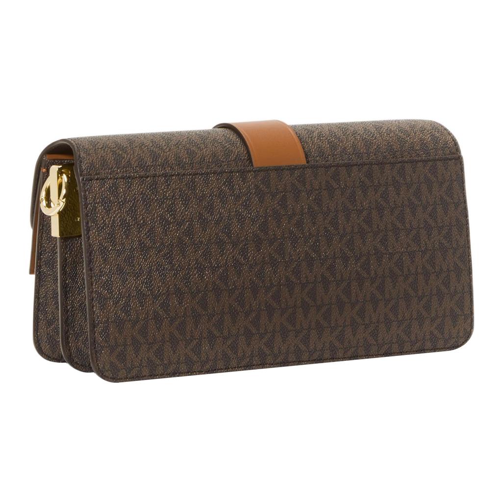 New MICHAEL KORS Greenwich Artificial Leather Crossbody Bag, Shoulder Bag Women's Brown 30H1GGRL6B-252