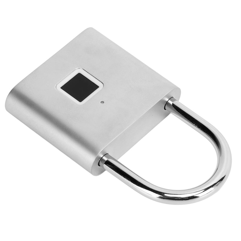 Smart Fingerprint Padlock USB Rechargeable IP56 Waterproof Anti Theft Lock for Cabinet