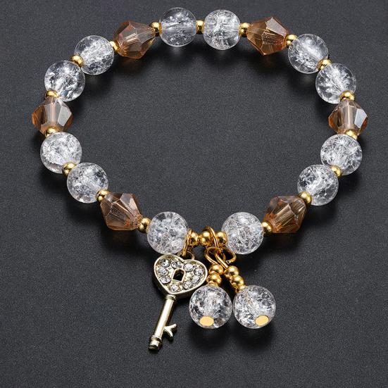 Браслеты на удачу для женщин, винтажные ювелирные изделия ручной работы с подвеской-ключом, свадебные подарки для невест