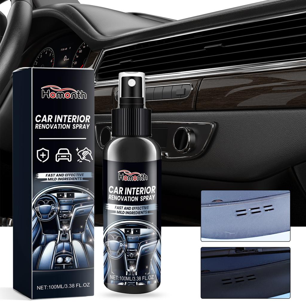 100ml Car Interior Refurbishment Spray Seat Dashboard Cleaning, Decontamination, Maintenance and Refurbishment Care Agent