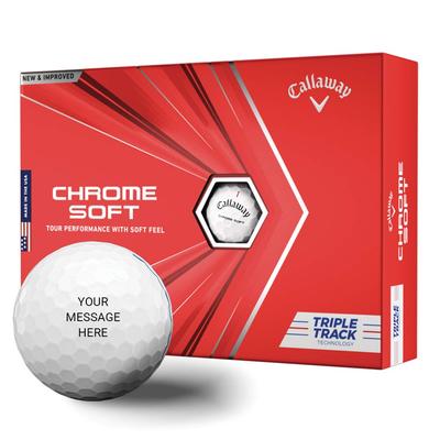 Callaway Мяч для гольфа Chrome Soft 2020 Triple Track CHROME SOFT TRIPLE TRACK США Прямой импорт Белый