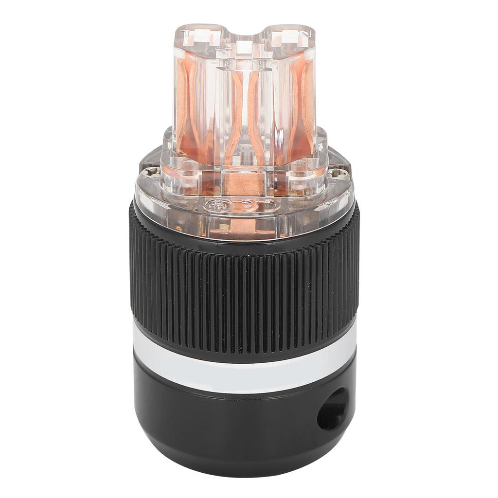 Monosaudio Power Plug Прозрачный Чистая Медь Аудио Разъем Power Plug 100‑250V