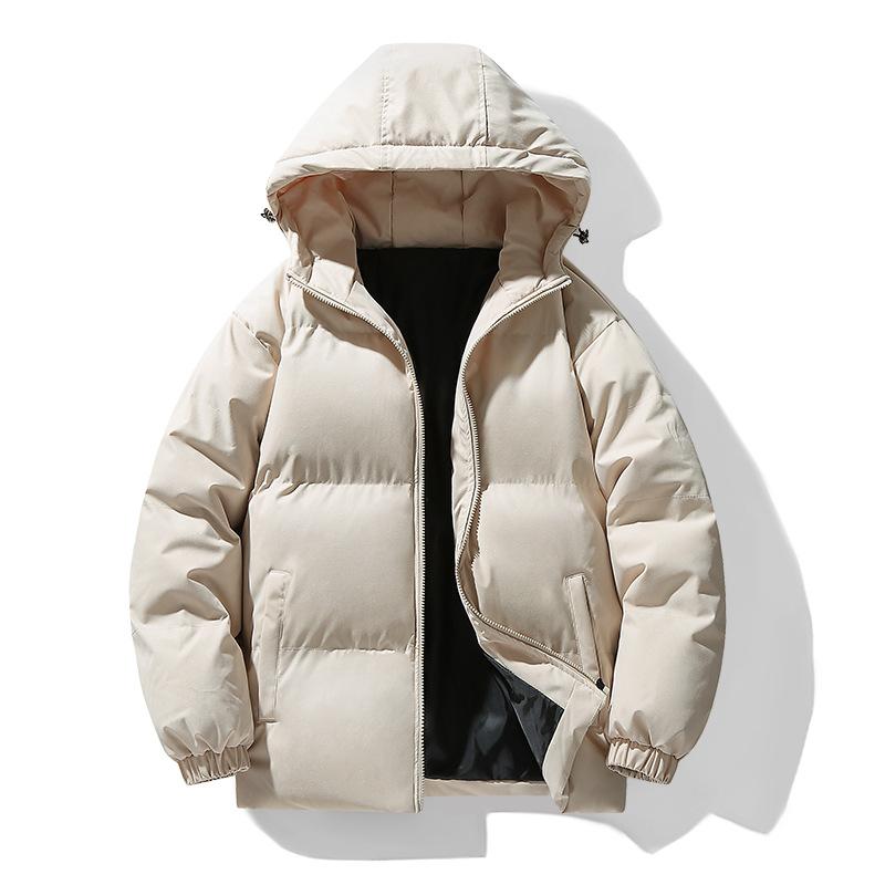 Winter New Men's and Women's Same Cotton-padded Clothes Hooded Cotton-padded Clothes Thickened Warm Trendy Cotton-padded Jackets Men's Tops