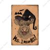 Decor 1pc Vintage Sign Funny  Metal Sign, Suitable for Family, Theme Library Restaurant Decoration, Holidays, Halloween