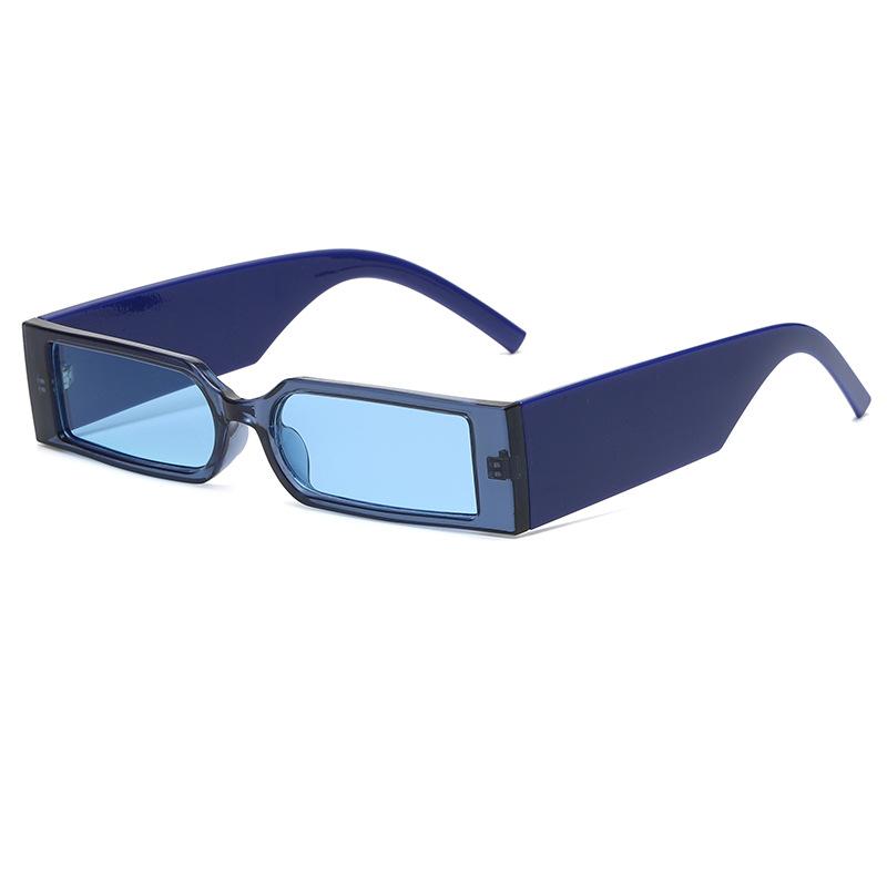 Vintage Small Hip Hop Glasses Rectangle Women'S Square Sunglasses Retro Style Fashion Brand Design Sunglasses Modern Uv400