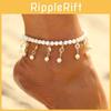 Modern Elegant Foot Jewelry With Tassel Design And Alloy Material For Gift Giving