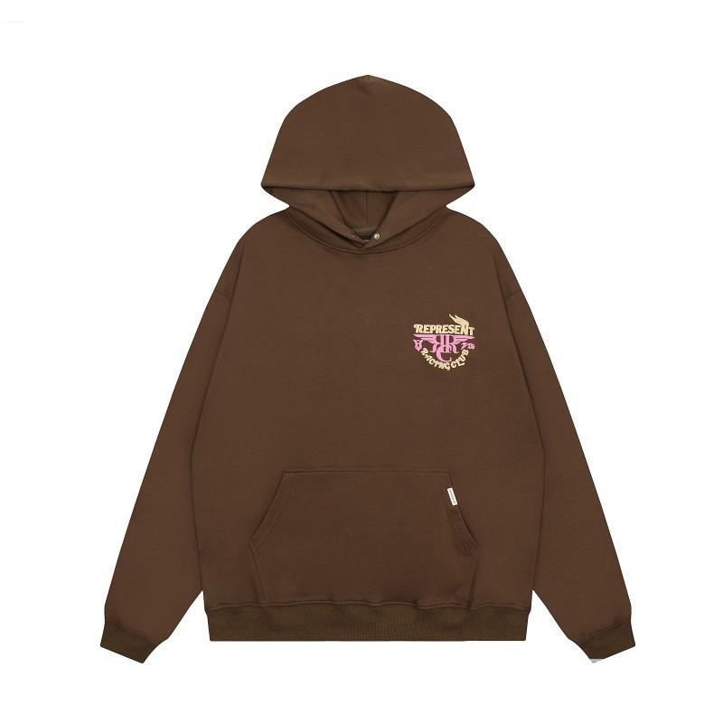 Unisex Oversized Hooded Sweatshirt With Tropical Palm Print Streetwear Cotton Fleece Pullover Winter