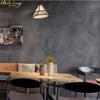 Retro Cement Gray Wallpapers Pure Pigment Color Black Bar Restaurant Background 3D Wall Paper Industrial Modern Home Decorations