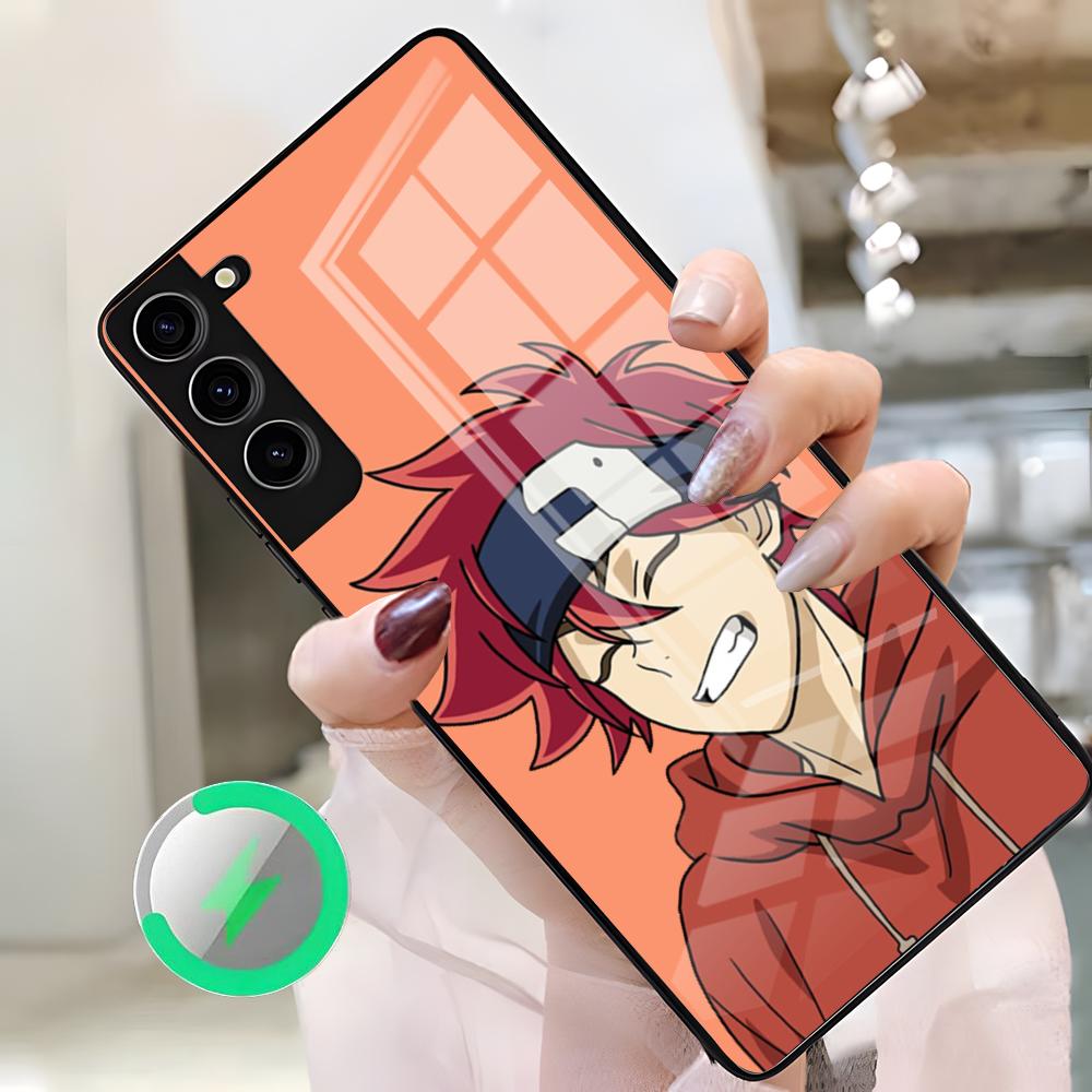 Крутой аниме-мальчик S-Sk8 The Infinity Чехол для телефона Samsung S26 Ultra S25 Edge S23 S22 S21 S20 Ultra Plus S24 Fe A25 Магнитное стекло