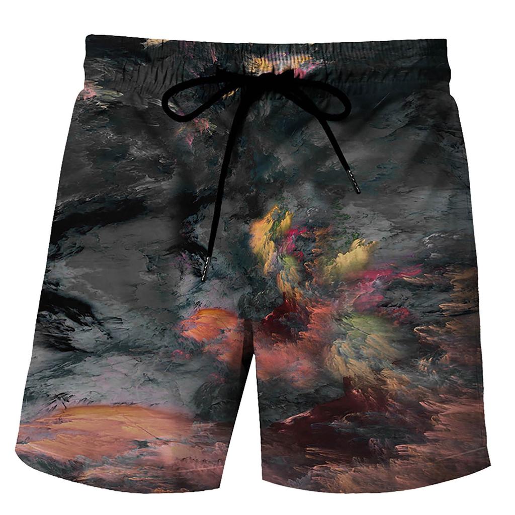 Мужские повседневные пляжные шорты Пляжные шорты с принтом флага