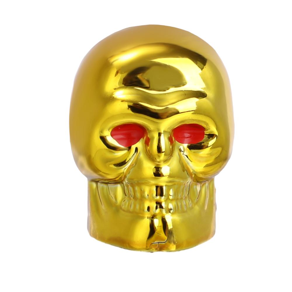 Крышка клапана автомобиля в виде черепа, колеса мотоцикла, шины, антикоррозийный медный сердечник, декоративная крышка штока клапана Шредера