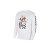 Sportswear Graphic Casual Crew Neck Long Sleeve T-Shirt Men Tops White CV5043-100