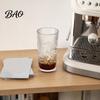 Glass Coffee Cup with Lid Ribbed And Straw, 600ml Large Capacity Iced Home Travel Mug Tumbler, Reusable Cold Drink for Office Use