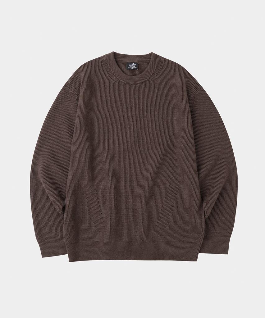 LETTERCOMO Essential Hazzi Round Knit Brown