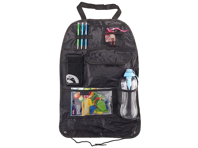 Seat Back Organizer, 59 X 38 Cm, Black