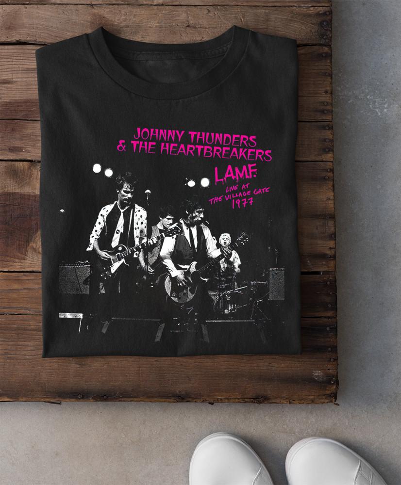 Джонни Тандерс The Heartbreakers Черная футболка Размер S-4XL II122 - BSS152 Унисекс футболка