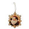 2D Flat  Painting Kit Hand-made Craft Christmas Tree Pendant DIY Christmas Ornament  Home
