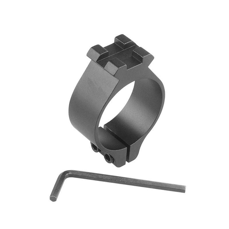 55Mm High Aluminum Alloy Fixture 21Mm Rail Flashlight Fixture Scope Tube Clamp Flashlight Accessories 30Mm Clamp Ring Fixture