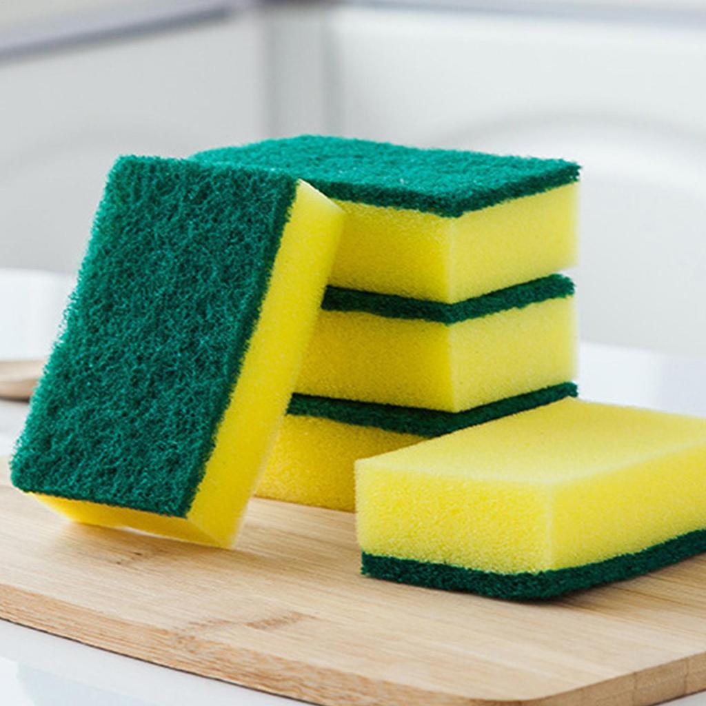 Губки для мытья посуды Кухонные не царапающие Кухонные губки для мытья Многоразовые чистящие подушечки Щетка Инструменты для уборки для дома ванной