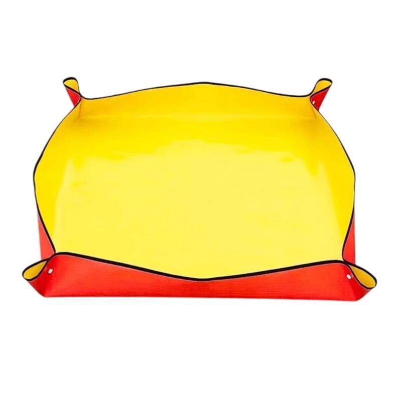 Large Plant Repotting Mat Thickened Waterproof for Indoor Plant Transplanting Mess Control Foldable Succulents Portable