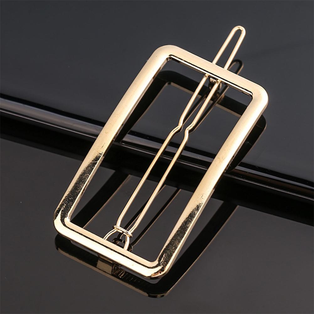 Простая универсальная полая заколка для волос из сплава, многообразная форма челки, заколка для волос, аксессуар для волос для женщин