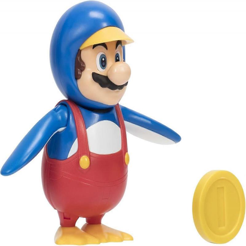 Super Mario - 4Inch Figure Penguin Mario Kids Toy