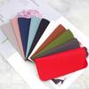 Pure Color Leather Eyeglass Sunglasses Reading Glasses Case Soft PU Leather Pouch Bag Pocket Eyeglasses Sleeve Eyewear Protector