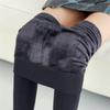 Women's Plus Size Pearl Velvet Leggings - Thick, Warm Korean Style for Autumn/Winter