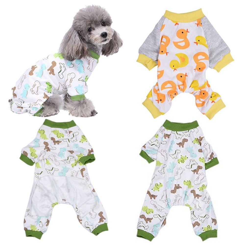 Small Dogs Cats Warm Pet Clothing Coat Pyjama Pet Supplies Dog Clothes Dog Pajamas Puppy Jumpsuits